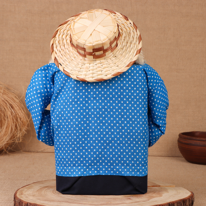 Оберег - домовой Оберег - домовой "Большой Берендей с копилкой", h = 38 см, микс