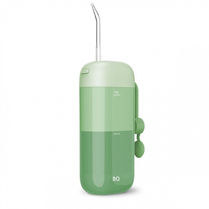 Ирригатор BQ IR002, портативный, 230 мл, 11 режимов, 2 насадки, от АКБ, зелёный Ирригатор BQ IR002, портативный, 230 мл, 11 режимов, 2 насадки, от АКБ, зелёный