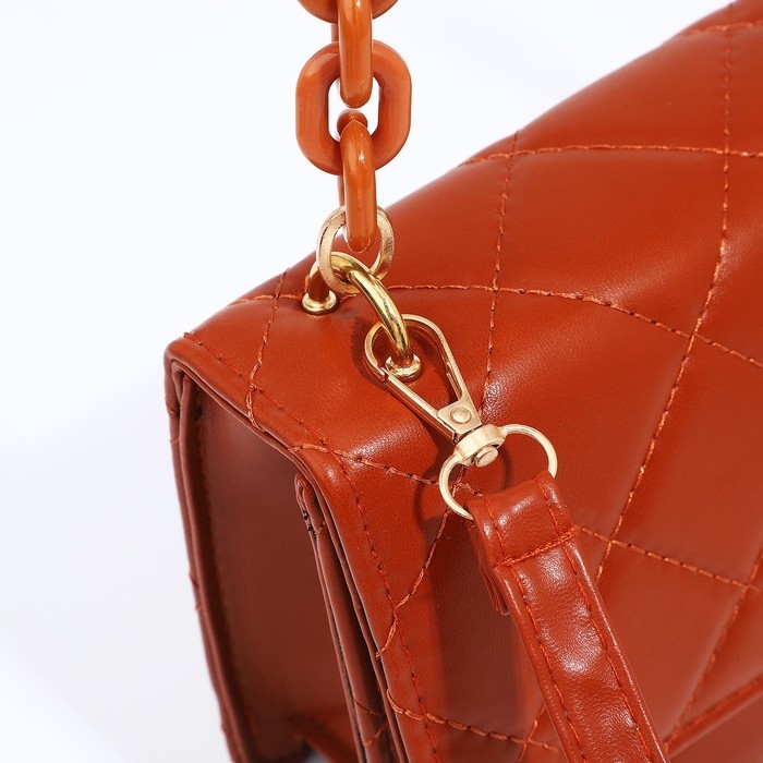 Сумка-мессенджер на магните, цвет рыжий Сумка-мессенджер на магните, цвет рыжий