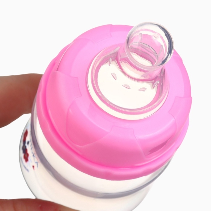 Бутылочка для кормления «Любимая дочка», классическое горло, 60 мл., от 0 мес., цвет розовый Бутылочка для кормления «Любимая дочка», классическое горло, 60 мл., от 0 мес., цвет розовый