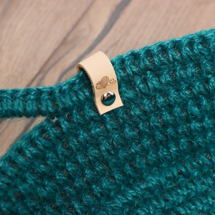 Лежанка для животных, D 35 см, зеленый, джут Лежанка для животных, D 35 см, зеленый, джут