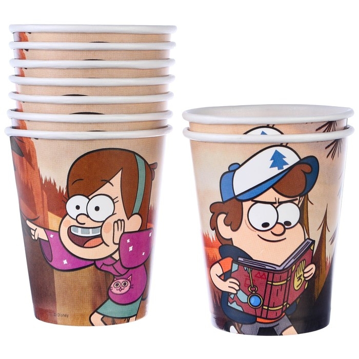 Набор одноразовой посуды, на 6 персон Набор одноразовой посуды, на 6 персон "С Днем Рождения", Гравити Фолз