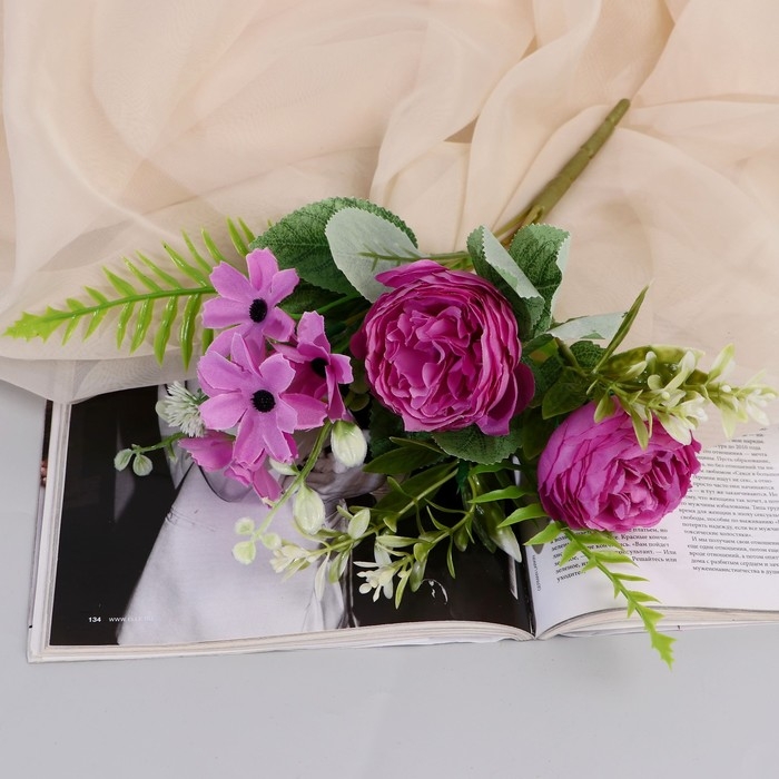 Букет Букет "Пион Амори" 30 см, микс
