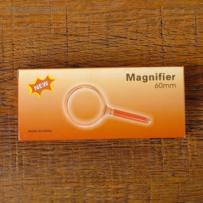 Лупа классическая в золотой оправе 6х, d=6см Лупа классическая в золотой оправе 6х, d=6см