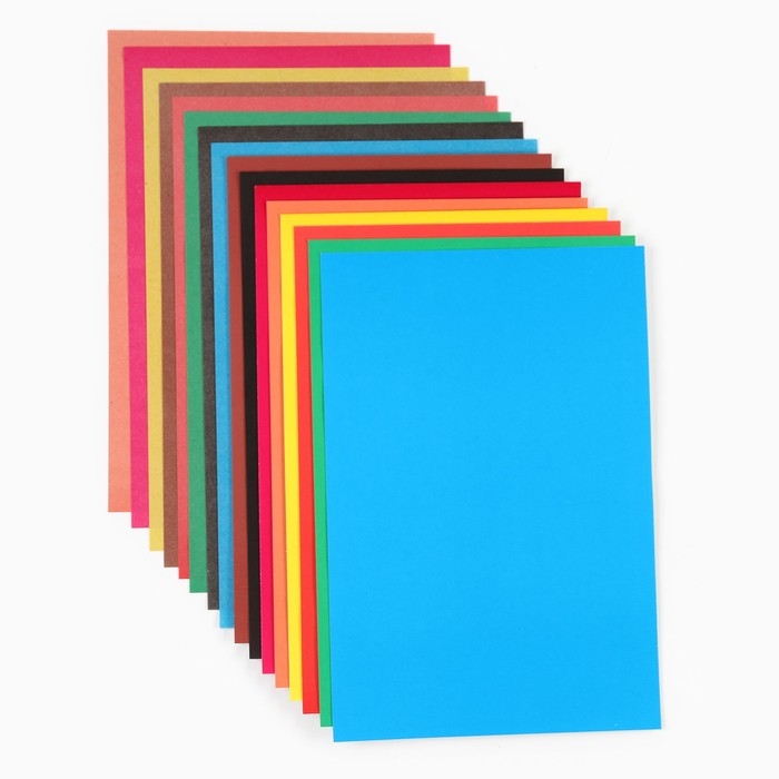 Набор  Набор "Paw Patrol" А4 8л цветного одностороннего мелованного картона и 8л цветной двусторонней бумаги