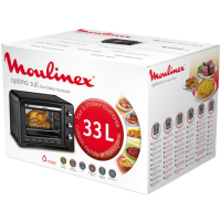 Мини-печь Moulinex OX464810, 1600 Вт, 33 л, 240°С, 6 программ, чёрная