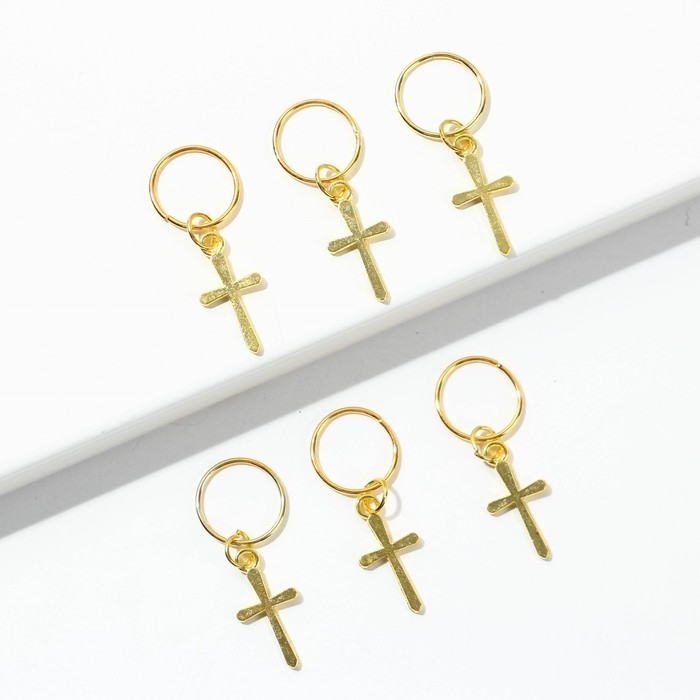 Заколки пирсинг для волос «Для самой дерзкой», 6 шт. Заколки пирсинг для волос «Для самой дерзкой», 6 шт.