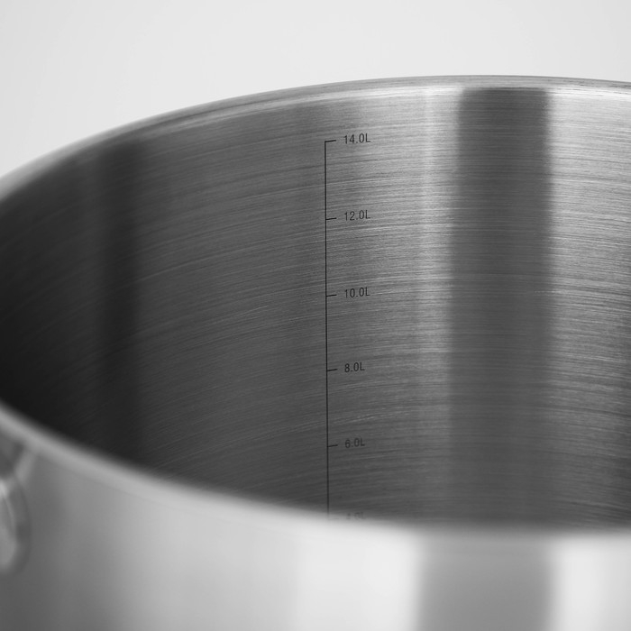 Кастрюля «Общепит», 15 л, d=30 см, h=22 см, капсульное дно, индукция Кастрюля «Общепит», 15 л, d=30 см, h=22 см, капсульное дно, индукция