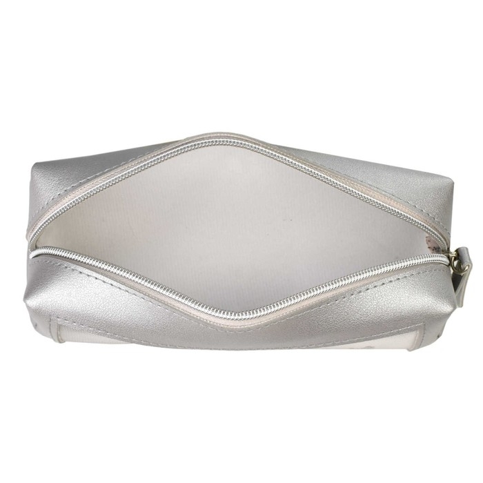 Пенал мягкий, 1 отделение, 55 х 195 х 60 мм, объёмный, искусственная кожа, с окном, нейлон, Феникс  Пенал мягкий, 1 отделение, 55 х 195 х 60 мм, объёмный, искусственная кожа, с окном, нейлон, Феникс "Бриллиант" серый 61313