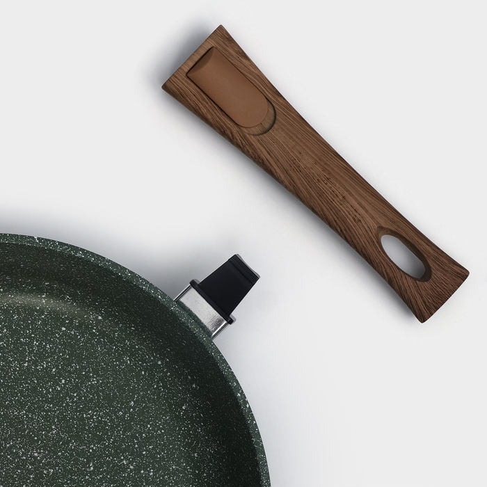 Сковорода Доляна «Форест», d=26 см, стеклянная крышка, съёмная ручка, антипригарное покрытие Сковорода Доляна «Форест», d=26 см, стеклянная крышка, съёмная ручка, антипригарное покрытие