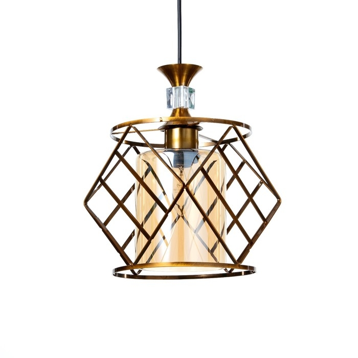 Светильник BayerLux Светильник BayerLux "Куара" E27 40Вт золото 28х28х19-119 см