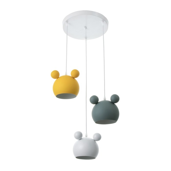 Светильник BayerLux Светильник BayerLux "Барни" 3хЕ27 40Вт желтый белый зеленый 35х35х30-130см