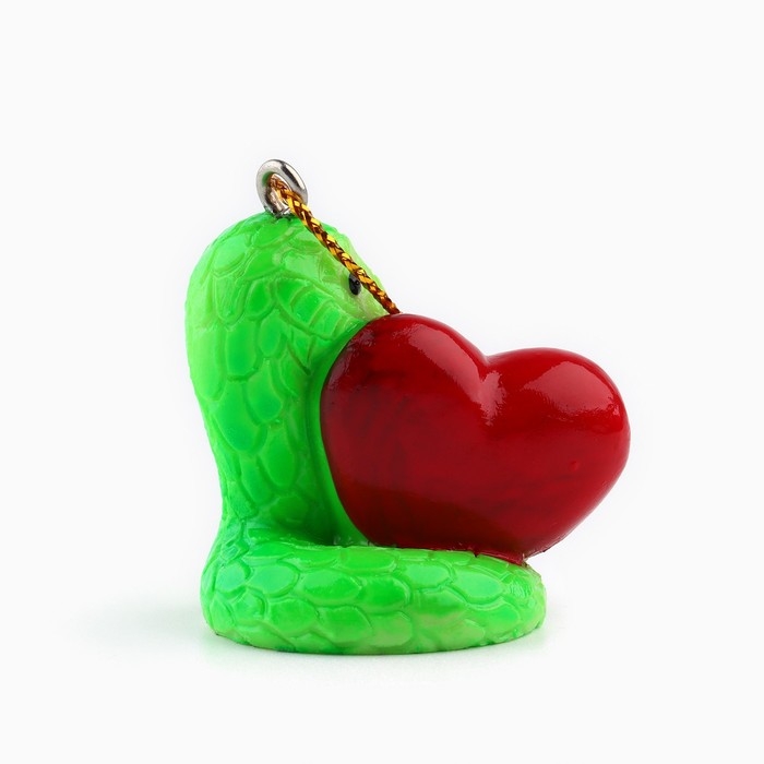 Ёлочная игрушка новогодняя «Змейка», на Новый год, 3,5 х 3,2 см Ёлочная игрушка новогодняя «Змейка», на Новый год, 3,5 х 3,2 см