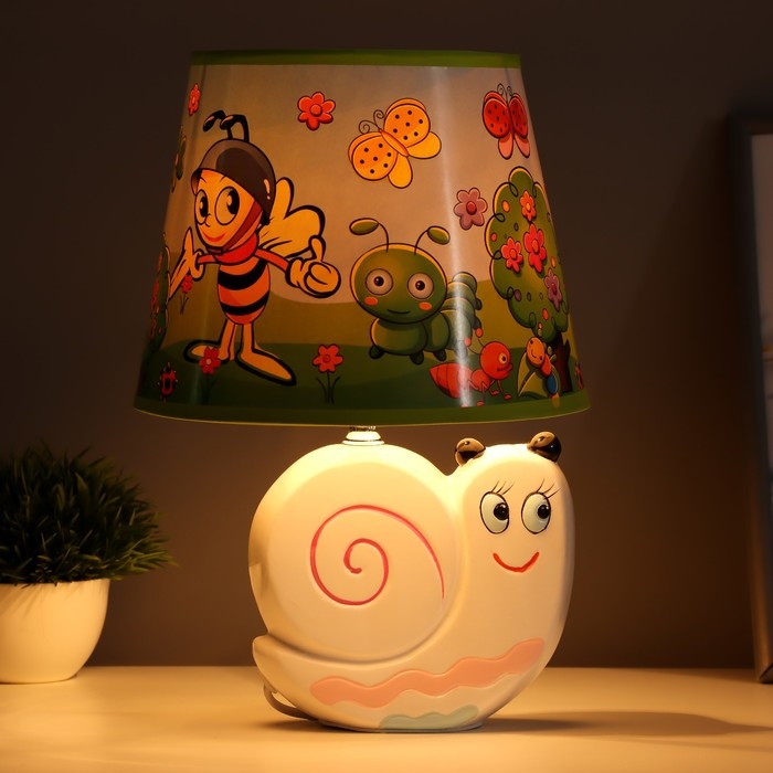 Настольная лампа  Настольная лампа "Улитка" Е14 40Вт 20х20х31см