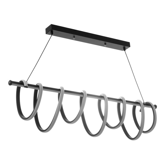 Светильник с ПДУ Светильник с ПДУ "Аксел" LED 120Вт 3000-6000К черный 90х25х18 см