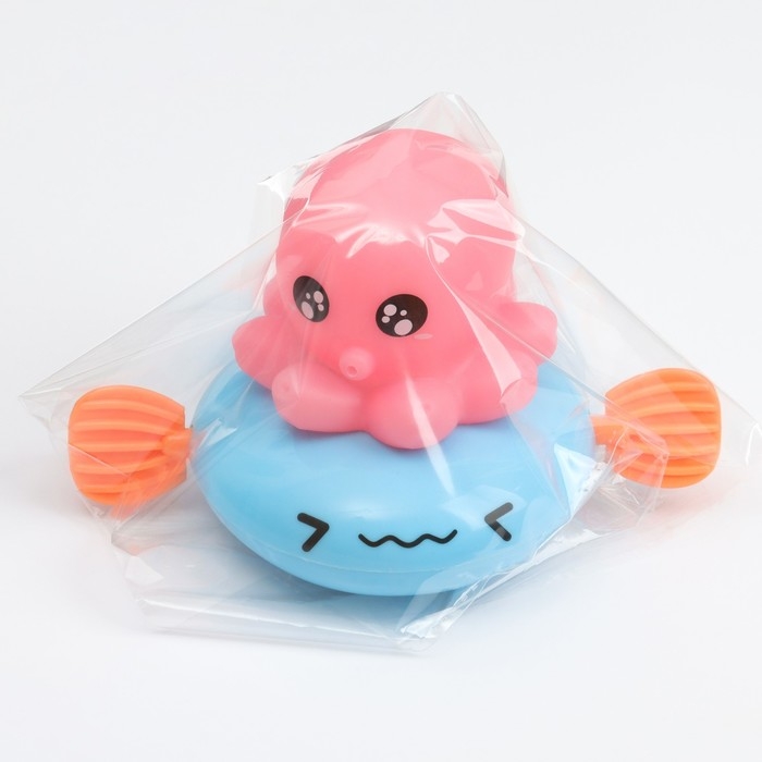 Заводная игрушка для ванны с брызгалкой «Осьминожка», Крошка Я Заводная игрушка для ванны с брызгалкой «Осьминожка», Крошка Я