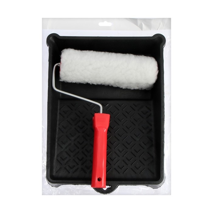 Набор малярный ЛОМ, валик искусственный мех, 180 мм, ванночка 250 х 320 мм Набор малярный ЛОМ, валик искусственный мех, 180 мм, ванночка 250 х 320 мм