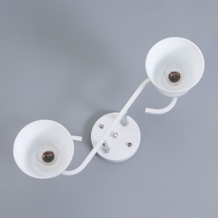 Люстра Люстра "Либерти" 2х60Вт Е27 Белый 44х12х25см