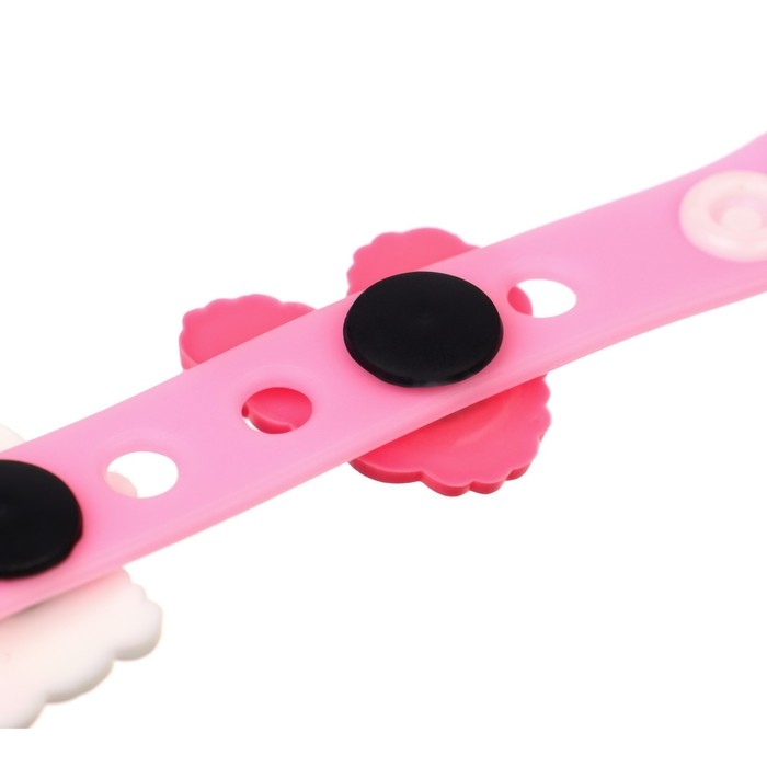 Браслет силиконовый со сменными джибитсами, 3 джибитса в комплекте, Коты аристократы Браслет силиконовый со сменными джибитсами, 3 джибитса в комплекте, Коты аристократы