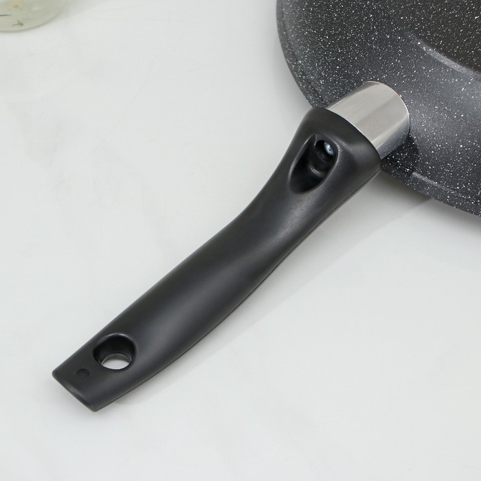 Сковорода Доляна «Элит», d=26 см, литой алюминий, антипригарное покрытие, цвет серый Сковорода Доляна «Элит», d=26 см, литой алюминий, антипригарное покрытие, цвет серый