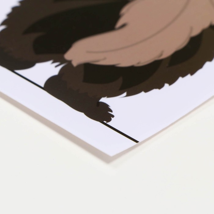 Коврик под миску  Коврик под миску "Пижон" 43 х 28 см "Котики в ожидании"