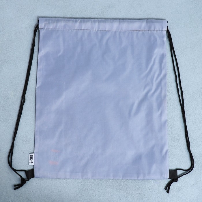 Мешок для обуви, болоньевый материал «1 сентября» цвет серый, 30 х 40 см