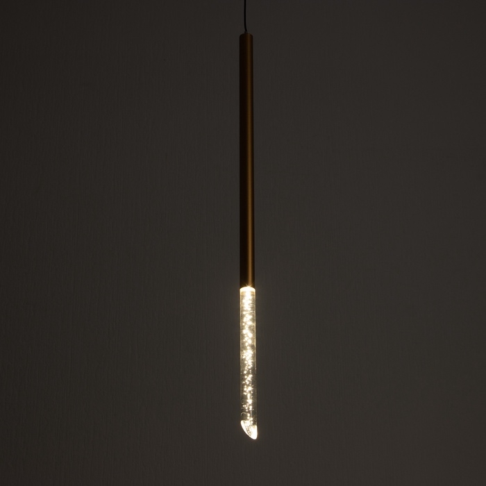 Светильник Светильник "Акота" LED 5Вт 4000К матовое золото 2х2х60-160см