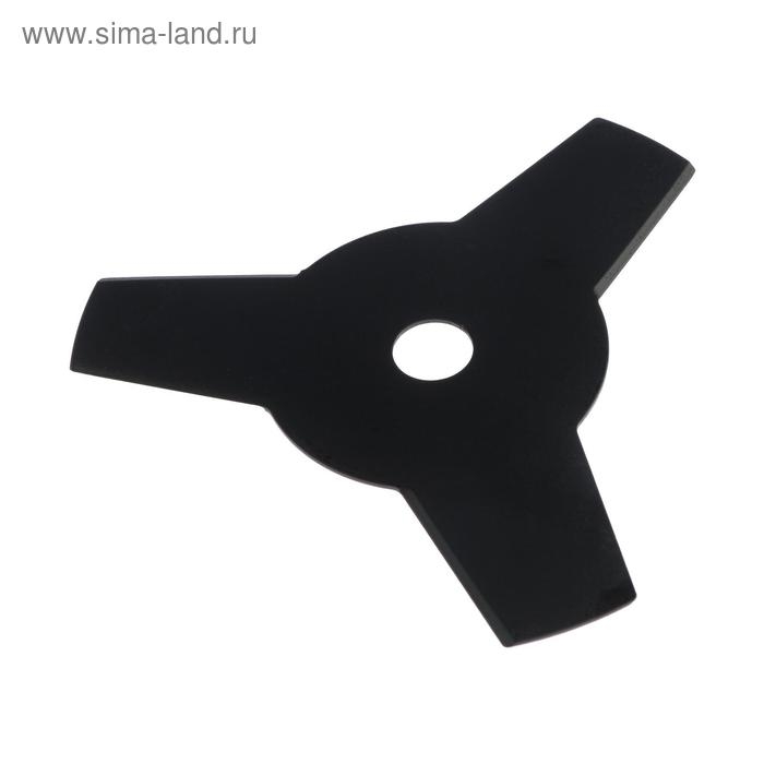 Нож для триммера ТУНДРА, трехлучевой, 230 х 25.4 х 1.4 мм Нож для триммера ТУНДРА, трехлучевой, 230 х 25.4 х 1.4 мм