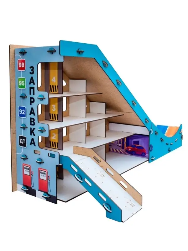 Парковка "Трамплин", дорожные знаки (8 шт.) в компл. 70*37*31 ХД-008