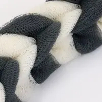 Мочалка для тела Доляна &laquo;Косичка&raquo;, 32&times;5 см, 70 г, синяя