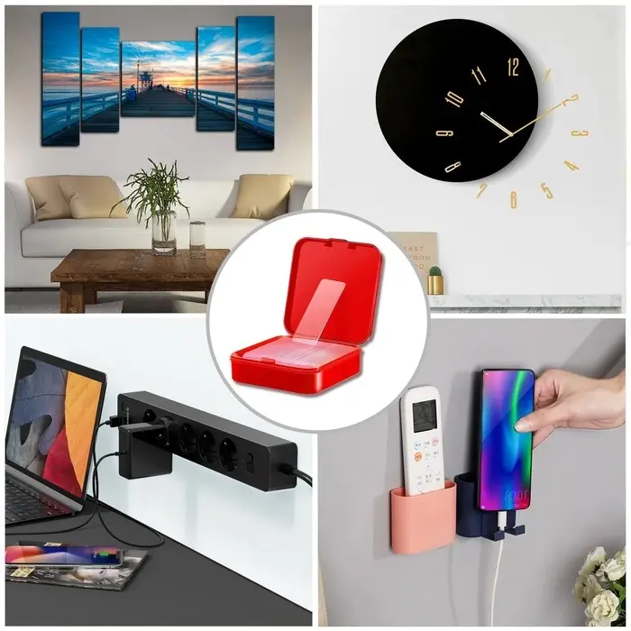 Двусторонняя самоклеящаяся лента ЛОМ, 18&times;48 мм, 60 шт.