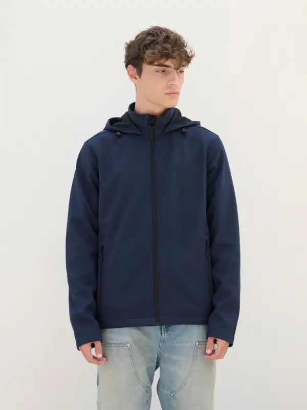 Куртка софтшелл с капюшоном мужская Race Men, ярко-синяя (royal), размер S Куртка софтшелл с капюшоном мужская Race Men, ярко-синяя (royal), размер S