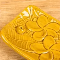 Подставка под благовония «Цветы», 14×8×2.5 см, керамика, МИКС