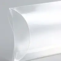 Складная прозрачная коробка из PVC, для упаковки подарков, 11×6×2.5 см
