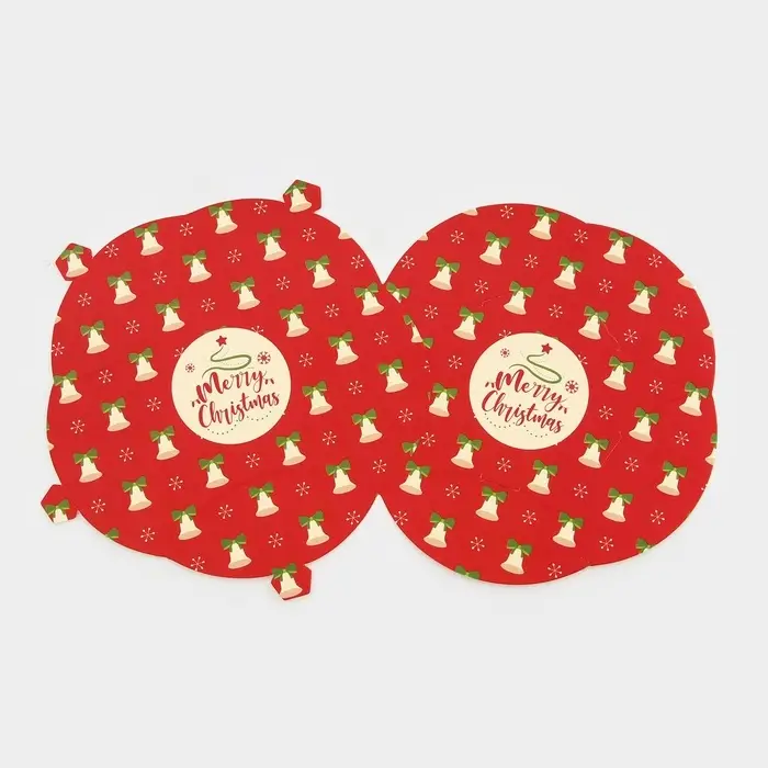 Подарочная коробка игрушка на ёлку складная «Звезда колокола» 7×5.5×2 см Подарочная коробка игрушка на ёлку складная «Звезда колокола» 7×5.5×2 см