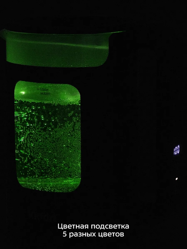 Чайник электрический с терморегулятором КТ-6782 - 1,5 л Чайник электрический с терморегулятором КТ-6782 - 1,5 л