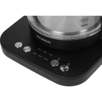 Чайник HYK-G5506 черный-серебристый, 1.7л, мощность 2200Вт