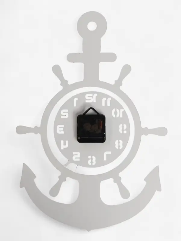 Часы настенные интерьерные &laquo;Якорь&raquo;, 3D, наклейка, 45&times;31 см