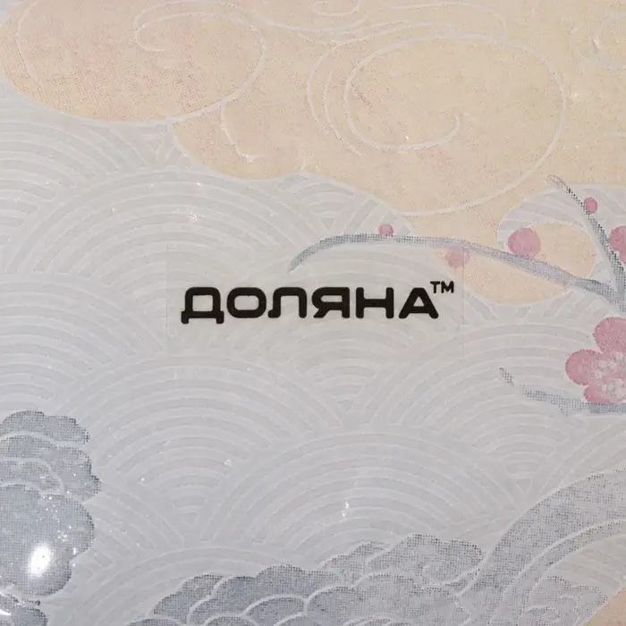 Набор для суши Доляна &laquo;Абстракция&raquo;, 3 предмета: соусники 8&times;2 см, 8&times;6 см, подставка 25&times;15&times;2 см, стекло