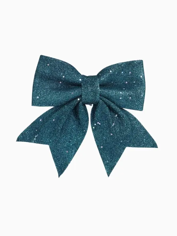 Ёлочная игрушка &laquo;Зимнее волшебство. Бант&raquo; пластик, 20&times;18 см, зелёный