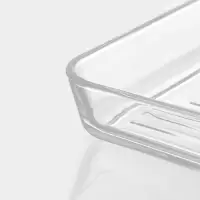 Форма для выпечки Paşabah&ccedil;e Borcam, 3.8 л, гриль, прямоугольная, жаропрочное стекло, прозрачная