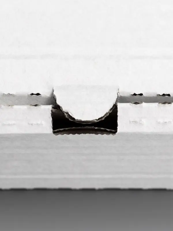 Коробка для пирога и пиццы, белая, 39&times;25&times;6 см