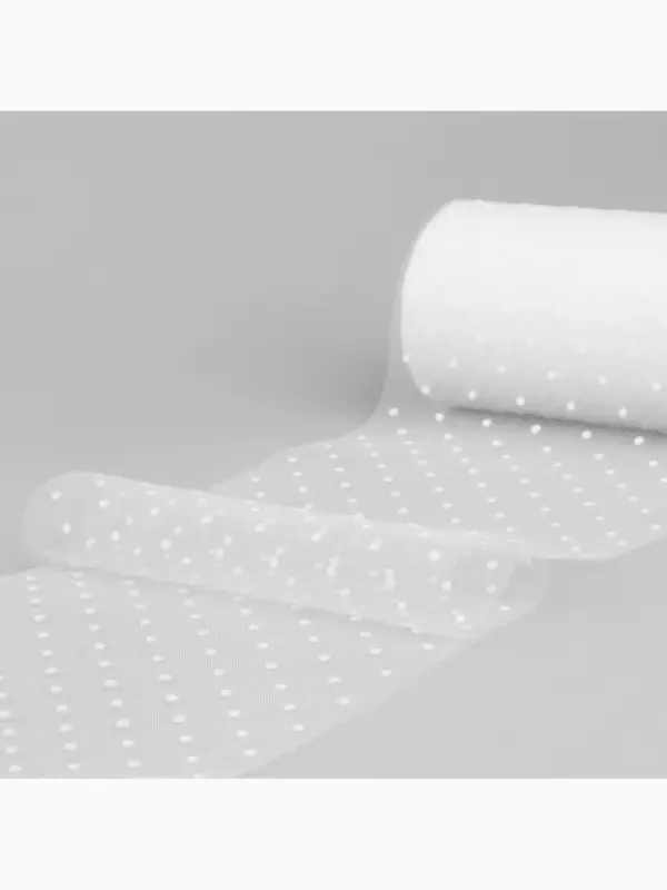 Фатин &laquo;Горох&raquo;, 15 см, 23&plusmn;1 м,11&plusmn;1 г/м&sup2;, белый №1