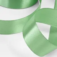 Лента атласная, 25 мм, 23&plusmn;1 м, нежно-зелёная №65