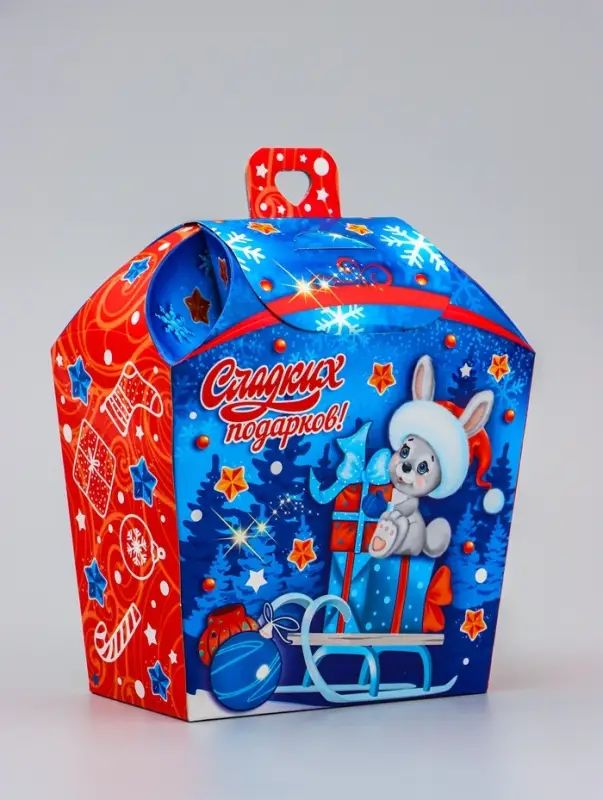 Коробка подарочная новогодняя &laquo;Новый год&raquo; 17&times;19&times;9.5 см