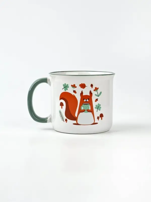 Кружка керамическая &laquo;Осень в лесу&raquo;, 450 мл