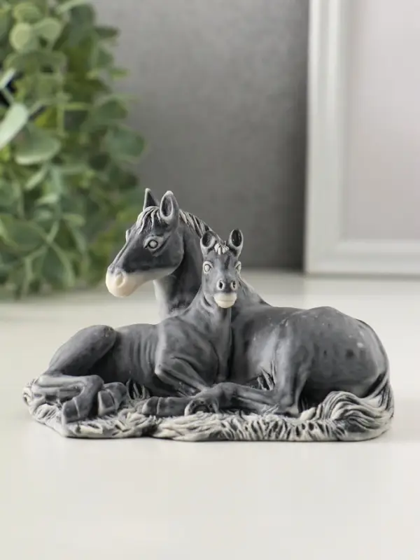 Сувенир "Лошадь с жеребенком" 7 см