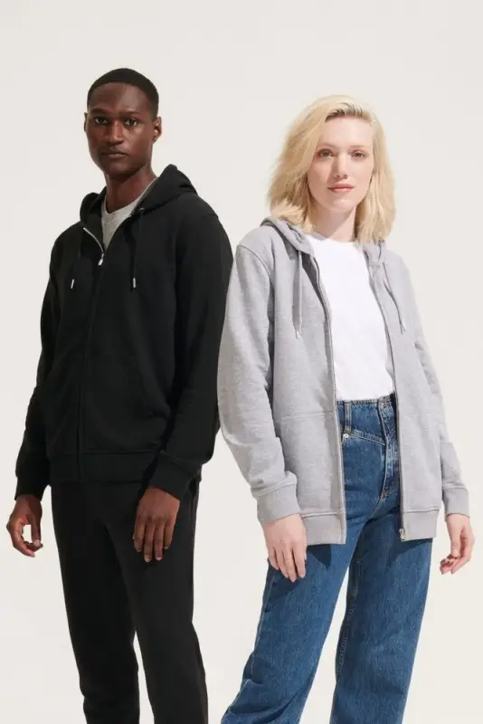 Толстовка унисекс Calipso, серый меланж, размер XS