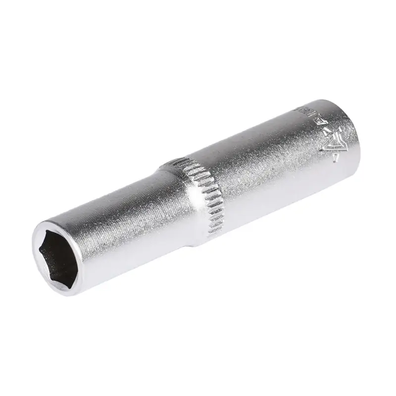 Головка торцевая 1/4"DR шестигранная 7мм, L=50мм пласт.подвес