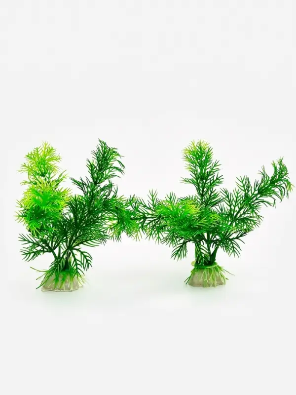 Набор растений искусственных для аквариума, 11.5 см, 2 шт.